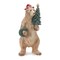 Melrose 18.5" Bear with Pine Tree and Wreath Christmas Figurine